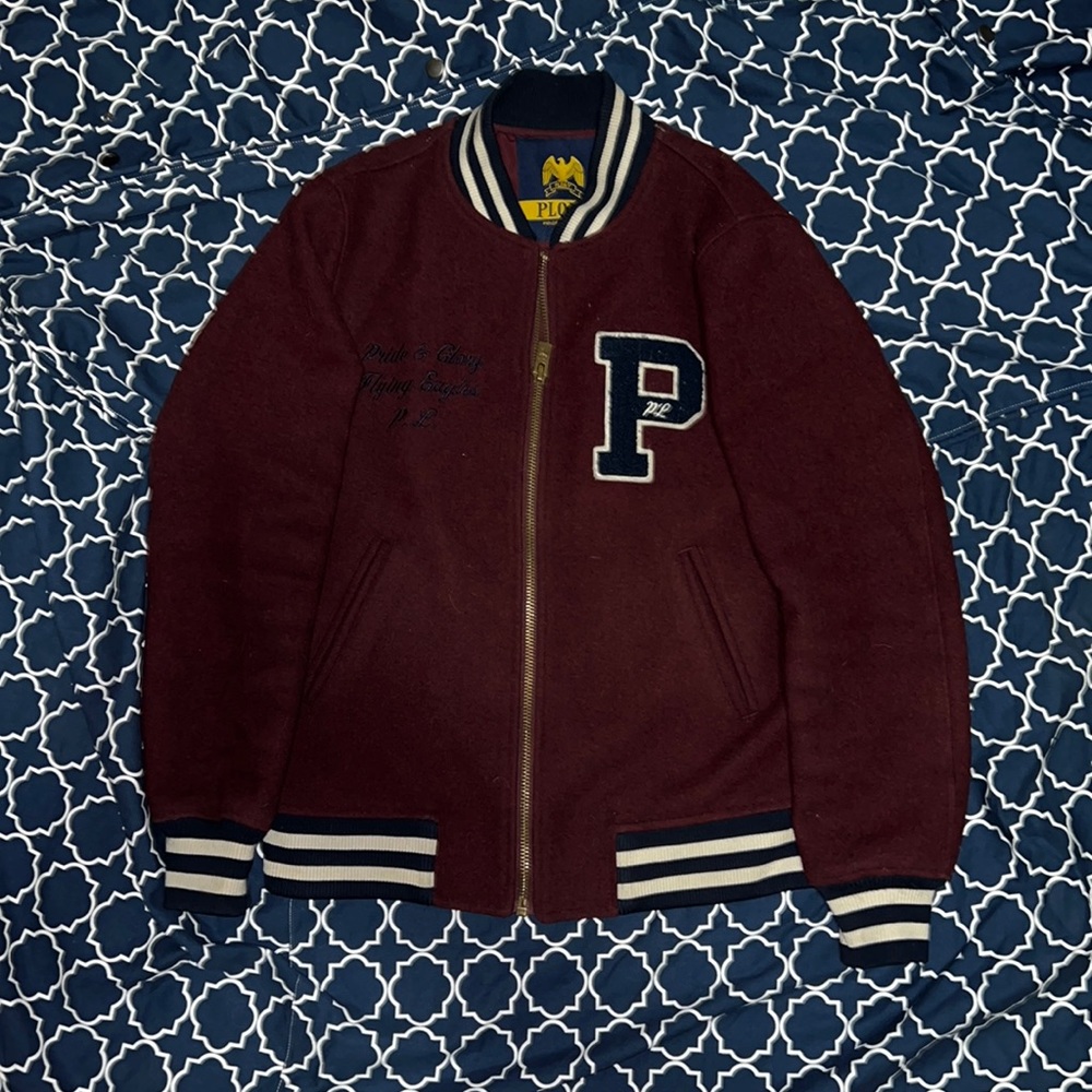 Plory wool varsity Jacket “Pride and Glory”